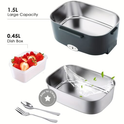 50.72 Oz Large Capacity Electric Lunch Box - Image 8