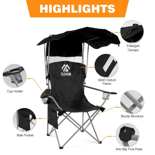 BalanceFrom Canopy Chair - Image 71