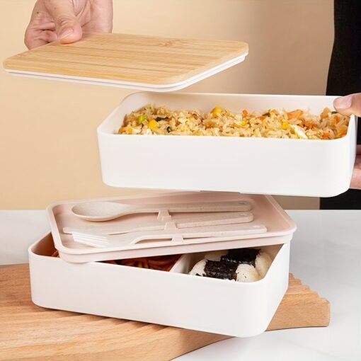 Double Layer Bento Lunch Box - Image 12