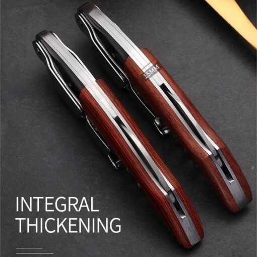 Premium Stainless Steel Corkscrew with Wooden Handle - Image 3
