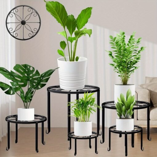 5pcs Heavy Duty Metal Plant Stands