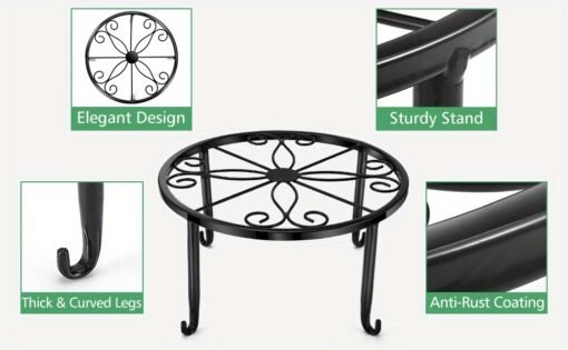 5pcs Heavy Duty Metal Plant Stands - Image 10