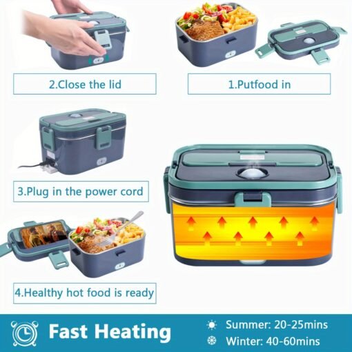 1.8L 80W Electric Lunch Box - Image 3