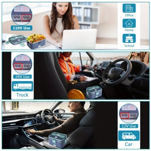 1.8L 80W Electric Lunch Box - Image 2