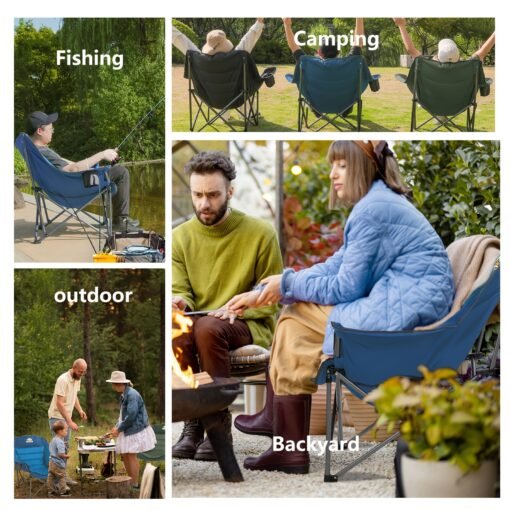 Oversized Padded Camping Chair - Image 5