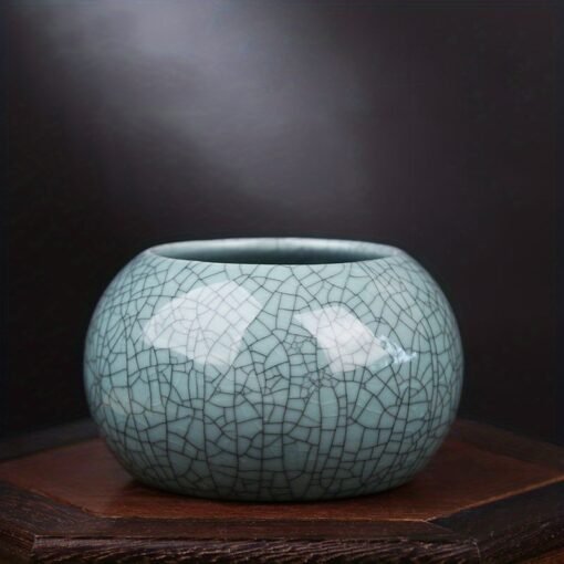 Ceramic Go Kiln Copper Money Grass Vase - Image 9
