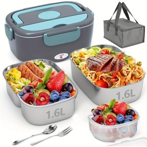 Electric Lunch Box - Portable Fast Heating Lunch Box