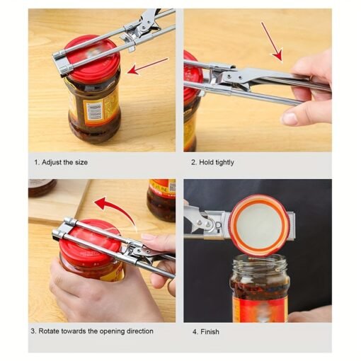 1pc Adjustable Can Opener - Image 14