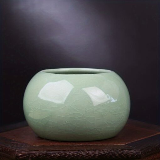 Ceramic Go Kiln Copper Money Grass Vase - Image 5