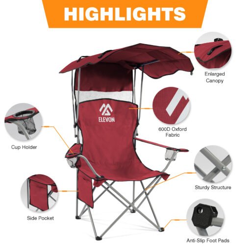 BalanceFrom Canopy Chair - Image 82