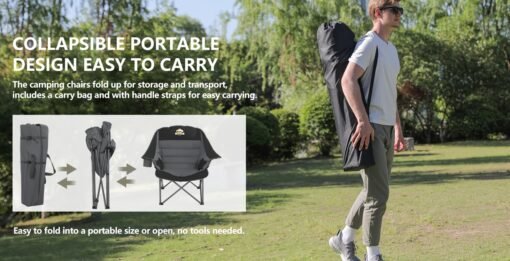 Oversized Padded Camping Chair - Image 20