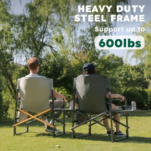 Colegence XXL Oversized Directors Chairs Set Of 2 - Image 3