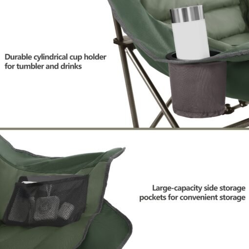 Oversized Padded Camping Chair - Image 10