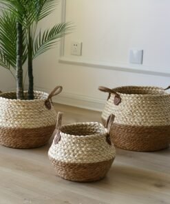 Grass flower pots
