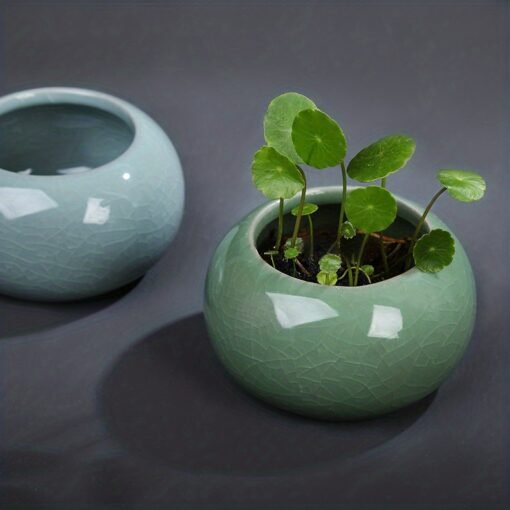 Ceramic Go Kiln Copper Money Grass Vase - Image 13