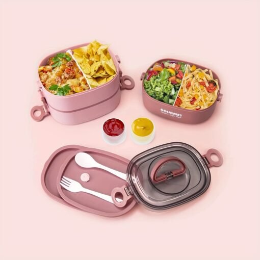 1 Set Bento Box Lunch Box - Image 5