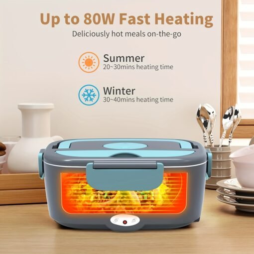 Electric Lunch Box - Portable Fast Heating Lunch Box - Image 5