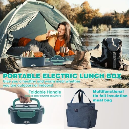 50.72 Oz Large Capacity Electric Lunch Box - Image 9