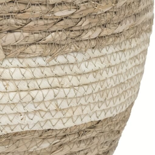 Handwoven Rattan Flower Pot - Image 8