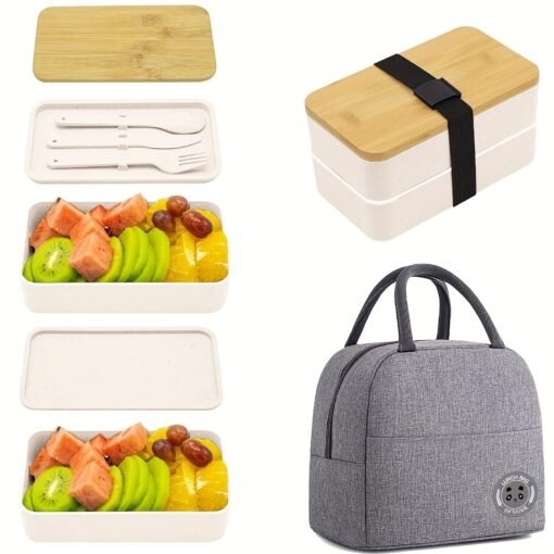 Double Layer Bento Lunch Box - Image 9