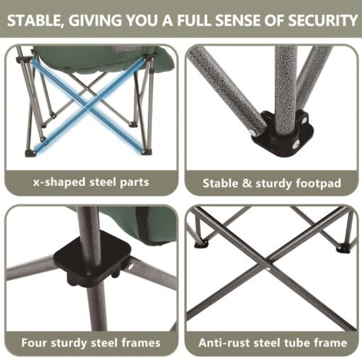 Oversized Padded Camping Chair - Image 8