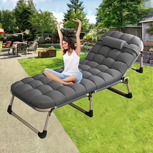LEO IRIS Heavy-Duty Folding Lounge Chair - Image 4
