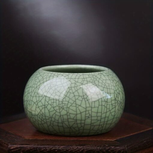 Ceramic Go Kiln Copper Money Grass Vase - Image 7