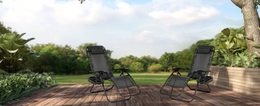 Nazhura Set of 2 Zero Gravity Lounge Chairs - Image 21