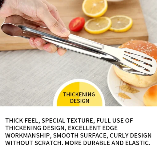 Stainless Steel Food Tongs Kitchen - Image 21