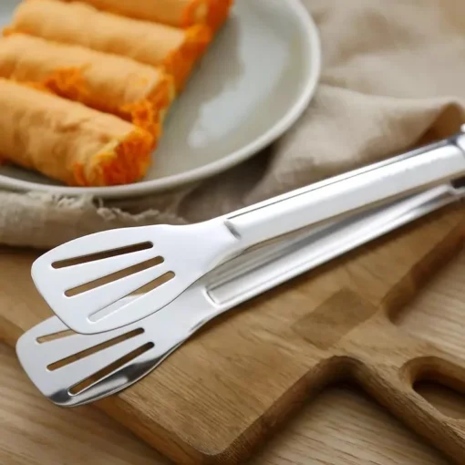 Stainless Steel Food Tongs Kitchen - Image 17