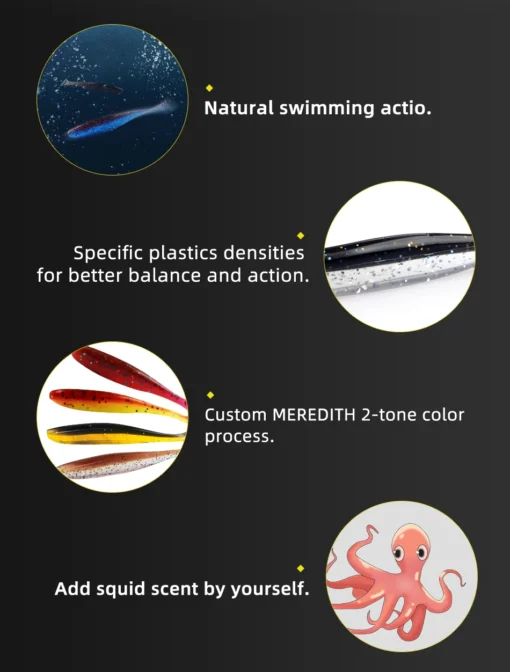 MEREDITH Easy Shiner Fishing Lures - Image 24