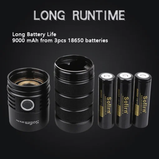 Sofirn SP36 Pro 8000lm Powerful LED Flashlight - Image 18