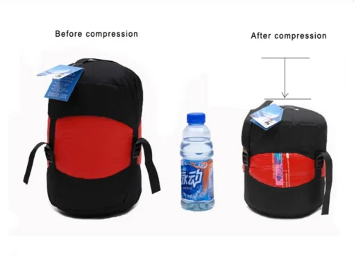 Very Warm White Goose Down Filled Adult Mummy Style Sleeping Bag - Image 33