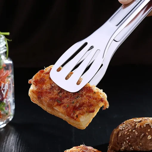 Stainless Steel Food Tongs Kitchen - Image 14