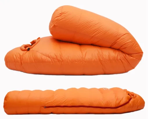 Very Warm White Goose Down Filled Adult Mummy Style Sleeping Bag - Image 30