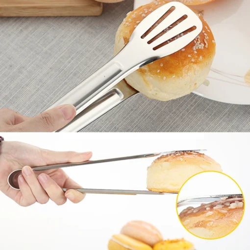Stainless Steel Food Tongs Kitchen - Image 22