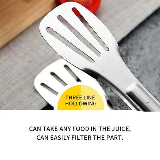 Stainless Steel Food Tongs Kitchen - Image 19