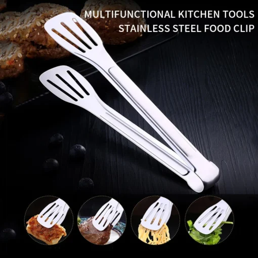 Stainless Steel Food Tongs Kitchen - Image 11