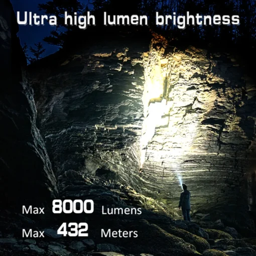 Sofirn SP36 Pro 8000lm Powerful LED Flashlight - Image 19