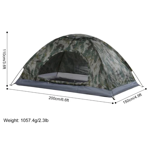 Tomshoo 1/2 Person Ultralight Camping Tent - Image 3