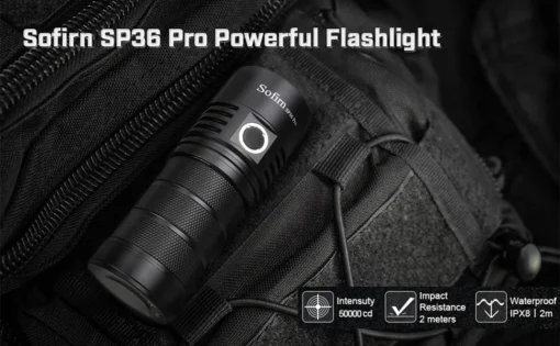 Sofirn SP36 Pro 8000lm Powerful LED Flashlight - Image 8