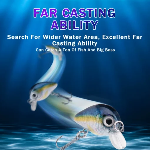 GOBASS 5pcs Mini Fish Bass Fishing Lure - Image 4