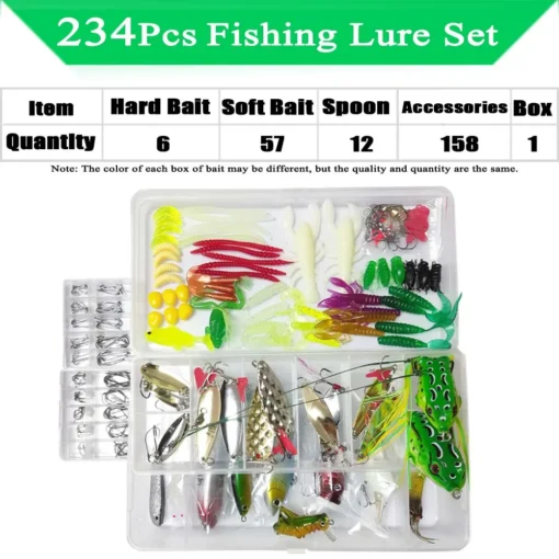 Fishing Lure Kit Soft and Hard Bait - Image 16