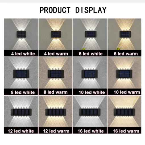 Solar Wall Lamp Outdoor Waterproof - Image 19