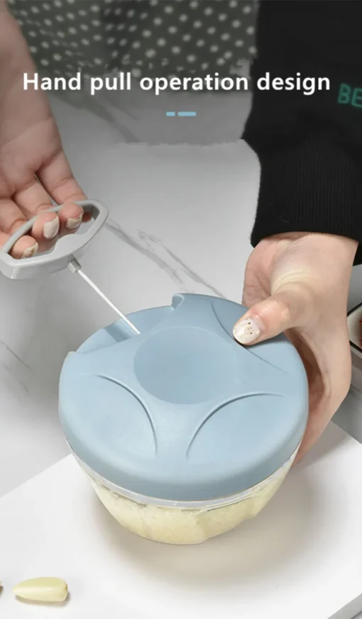 500/900ML Manual Meat Mincer Garlic Chopper - Image 15