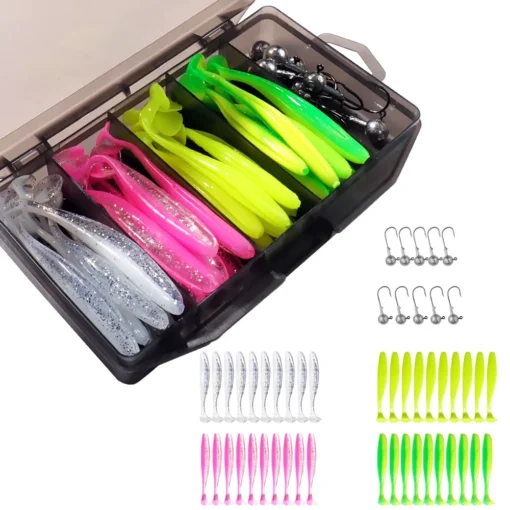 50PCS/Box Metal Jig Bait 5.5cm 7cm 10cm Soft Lure - Image 14