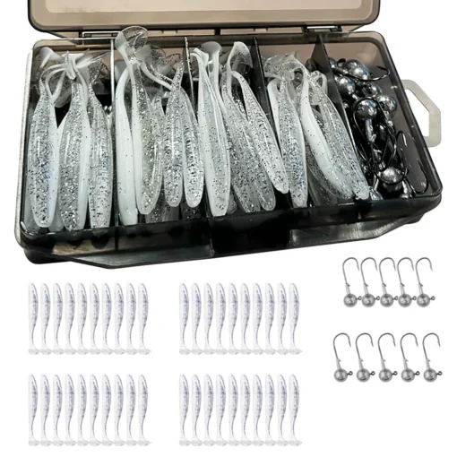 50PCS/Box Metal Jig Bait 5.5cm 7cm 10cm Soft Lure - Image 9