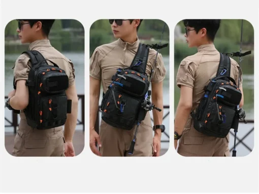 Waterproof Camo Tactical Chest Bag - Image 17