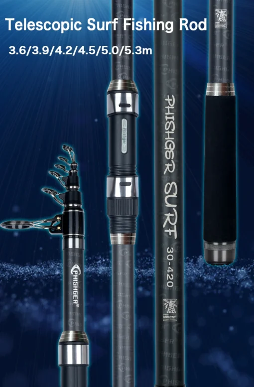 PHISHGER Telescopic Surf Spinning Rod - Image 8