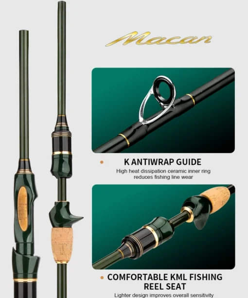 CEMREO Spinning Casting Carbon Fishing Rod - Image 15
